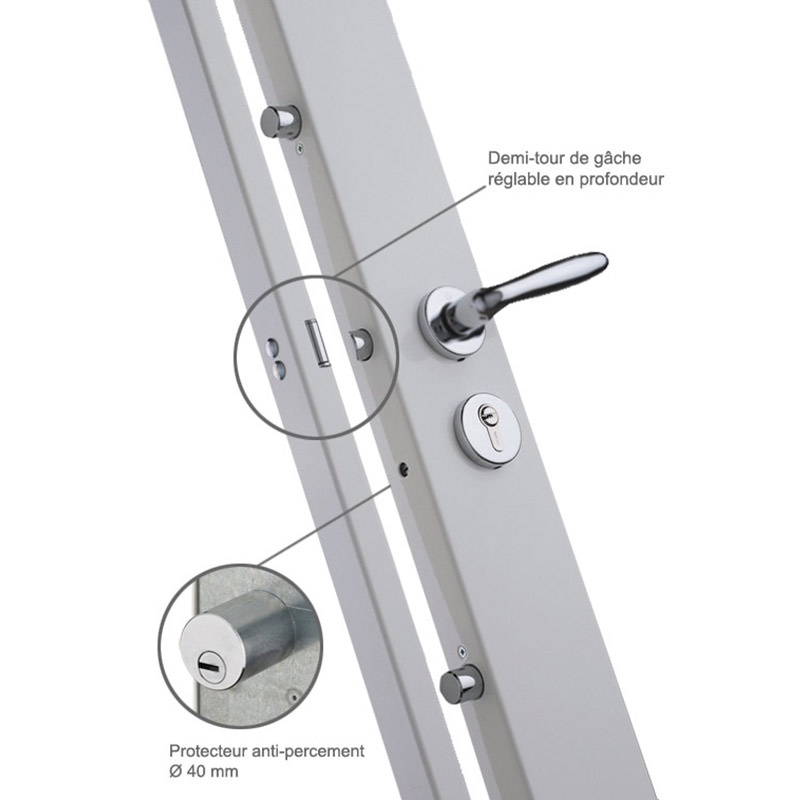 Porte Blindée Kétia vue 2