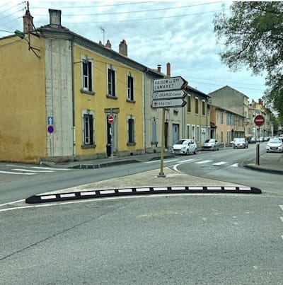 Bordure de route caoutchouc