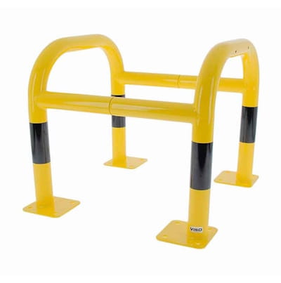 Étrier de protection de colonne noir et jaune