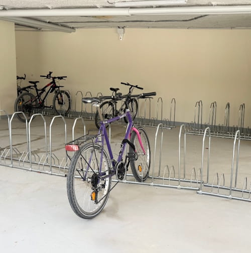 Rack vélos avec arceaux