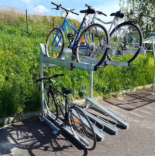 Rack double étages